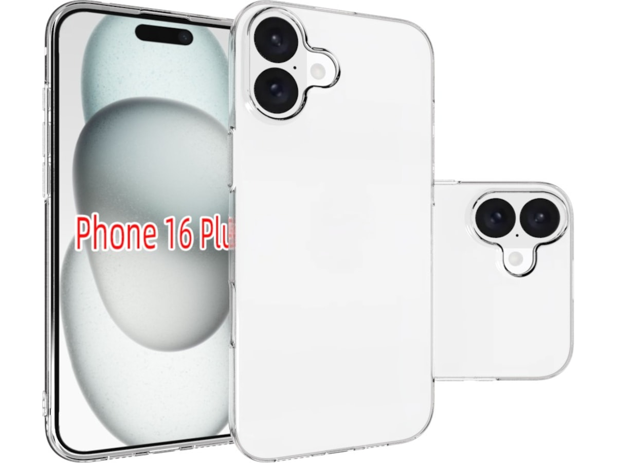 iiglo iPhone 16 Plus Silikondeksel (gjennomsiktig) Mobildeksel