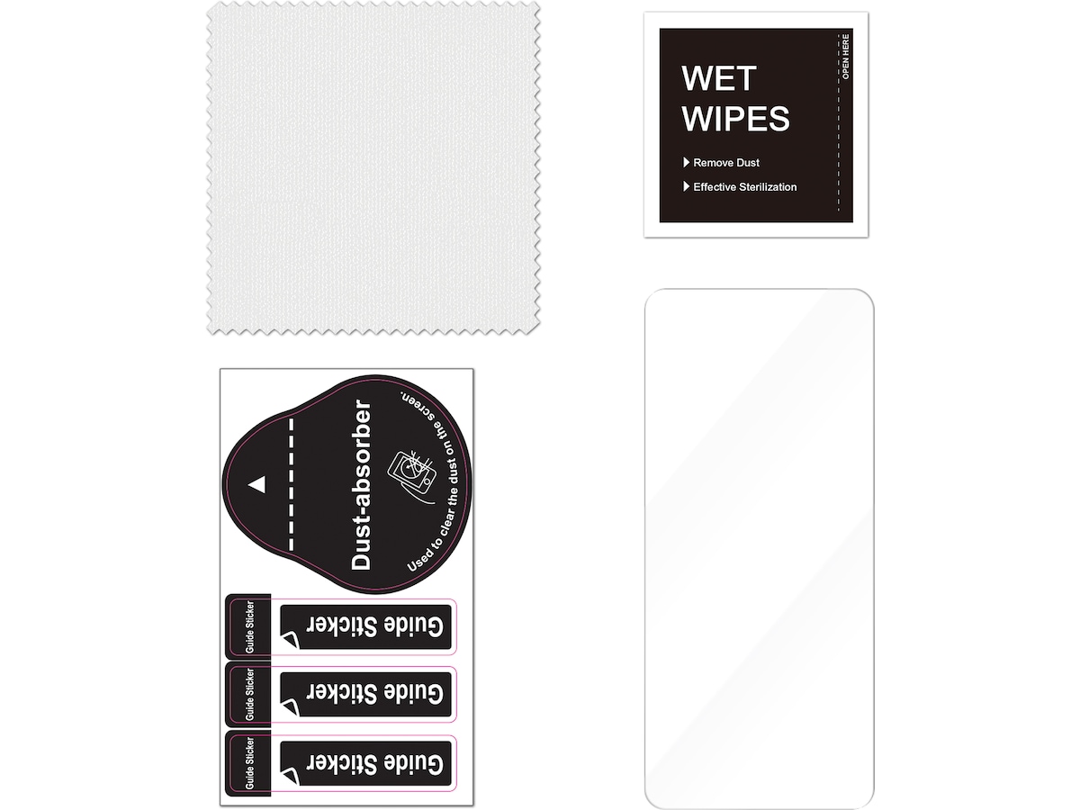 iiglo iPhone 17 Pro Max / 16 Pro Max Clear Glass skjermbeskytter Skjermbeskytter