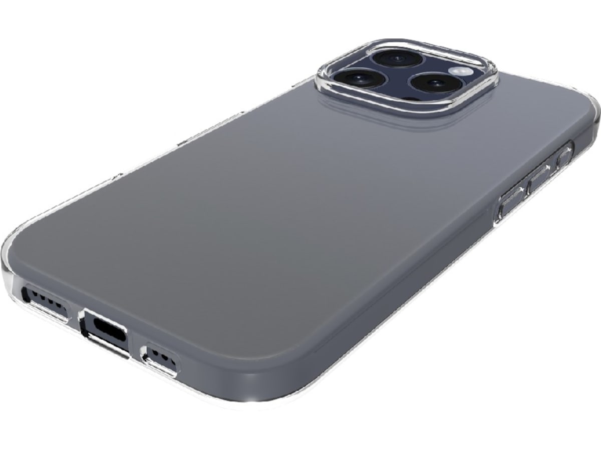 iiglo iPhone 16 Pro Silikondeksel (gjennomsiktig) Mobildeksel