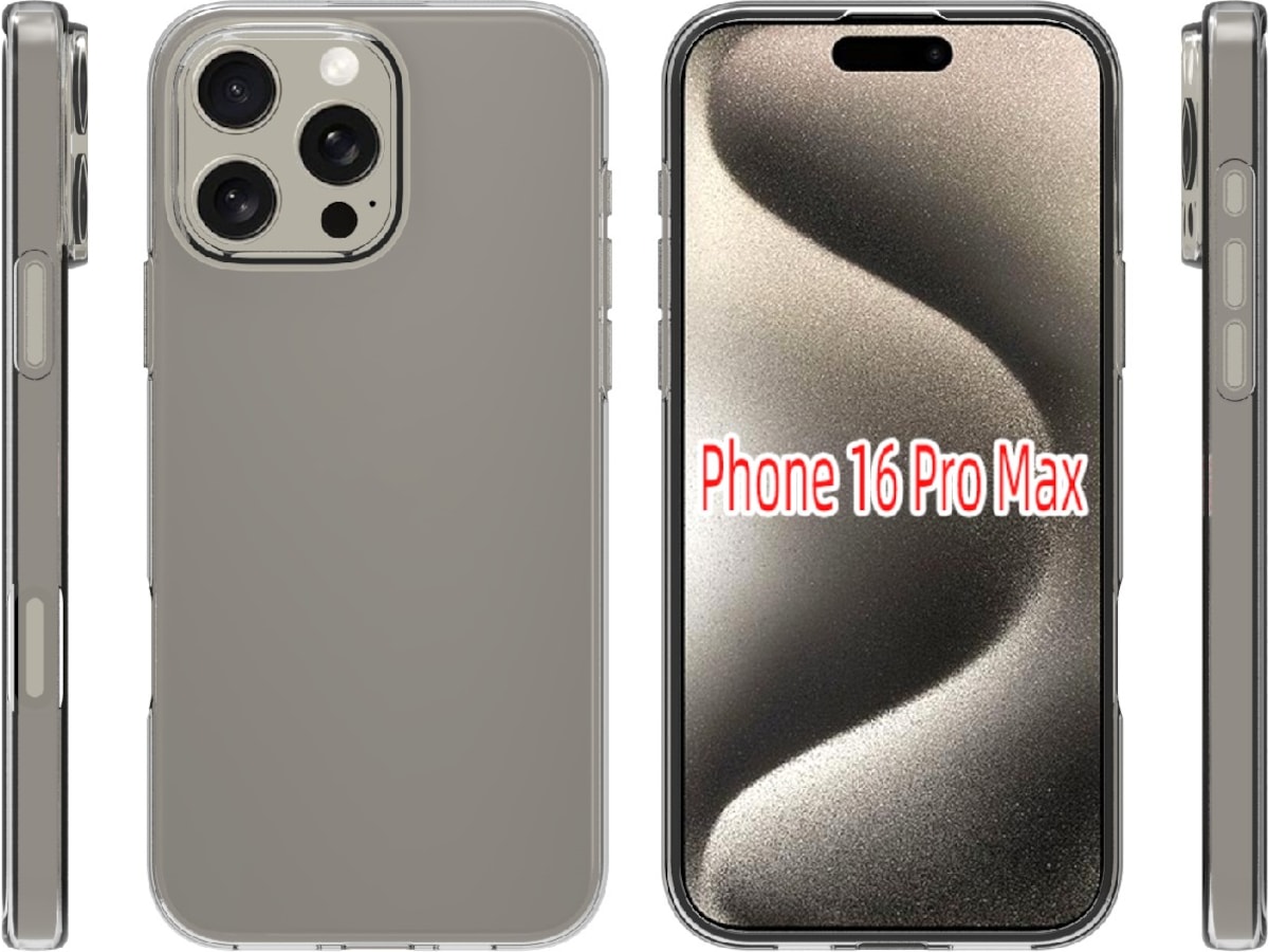 iiglo iPhone 16 Pro Max Silikondeksel (gjennomsiktig) Mobildeksel