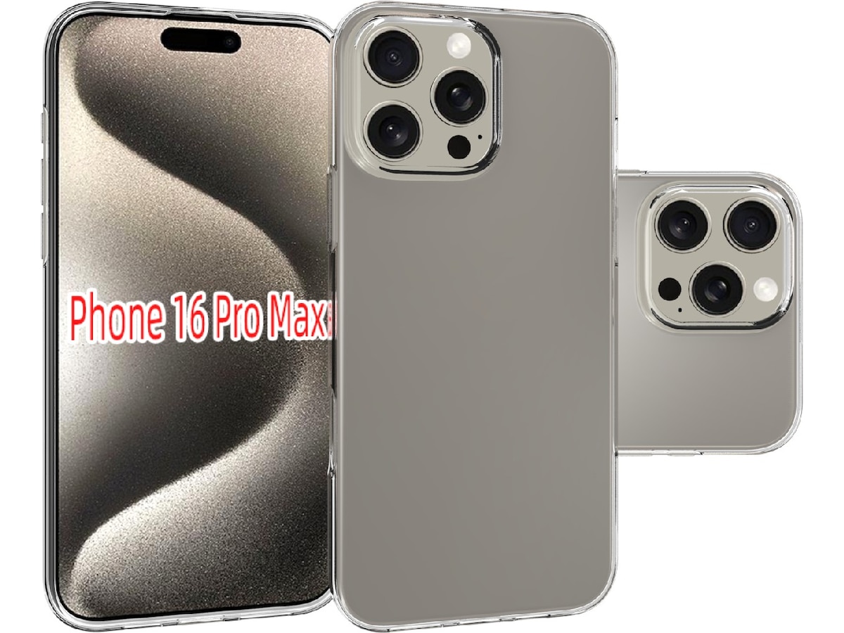 iiglo iPhone 16 Pro Max Silikondeksel (gjennomsiktig) Mobildeksel