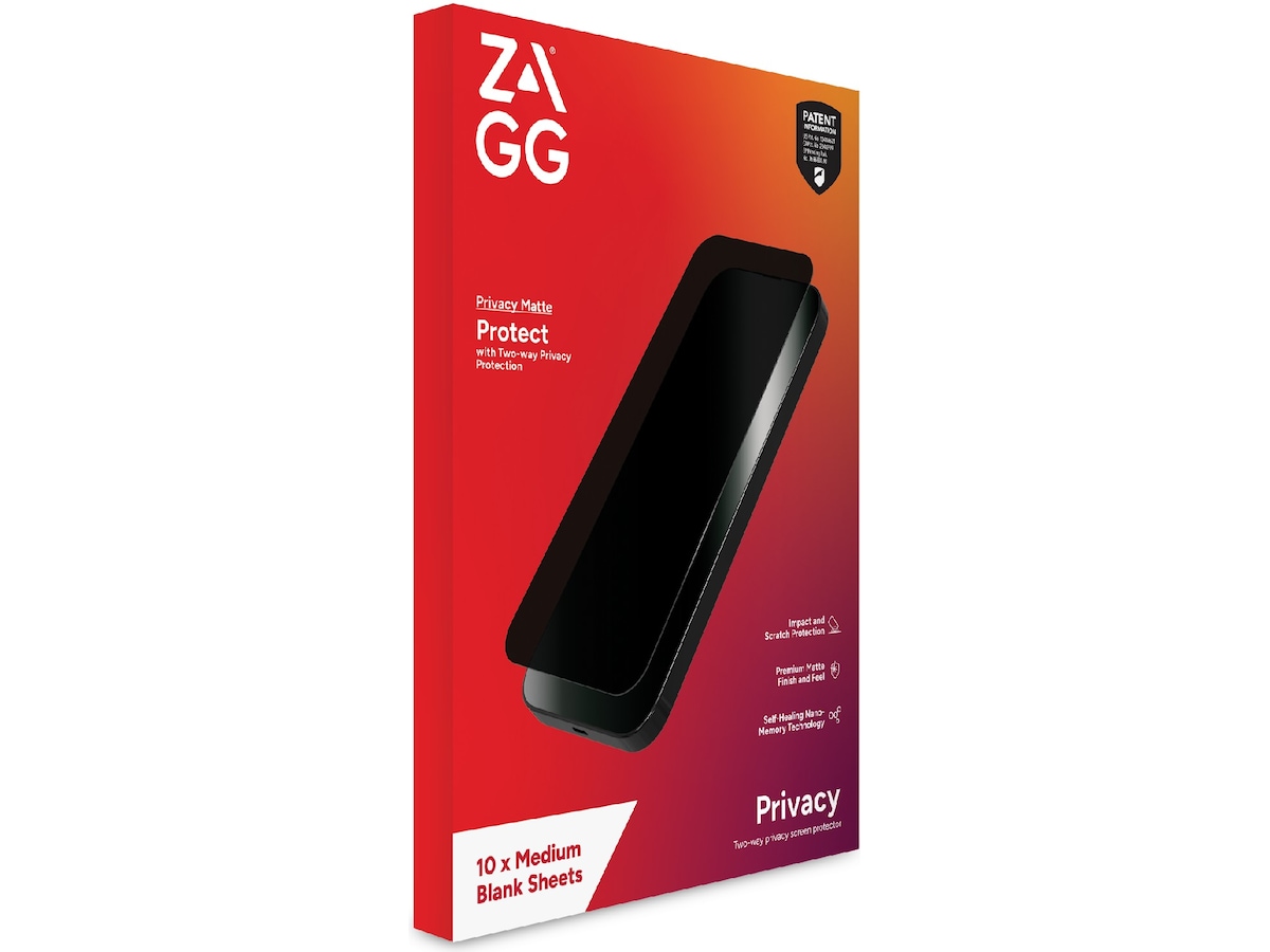 Zagg Privacy Filter Skjermbeskytter - Medium Skjermbeskyttelse nettbrett