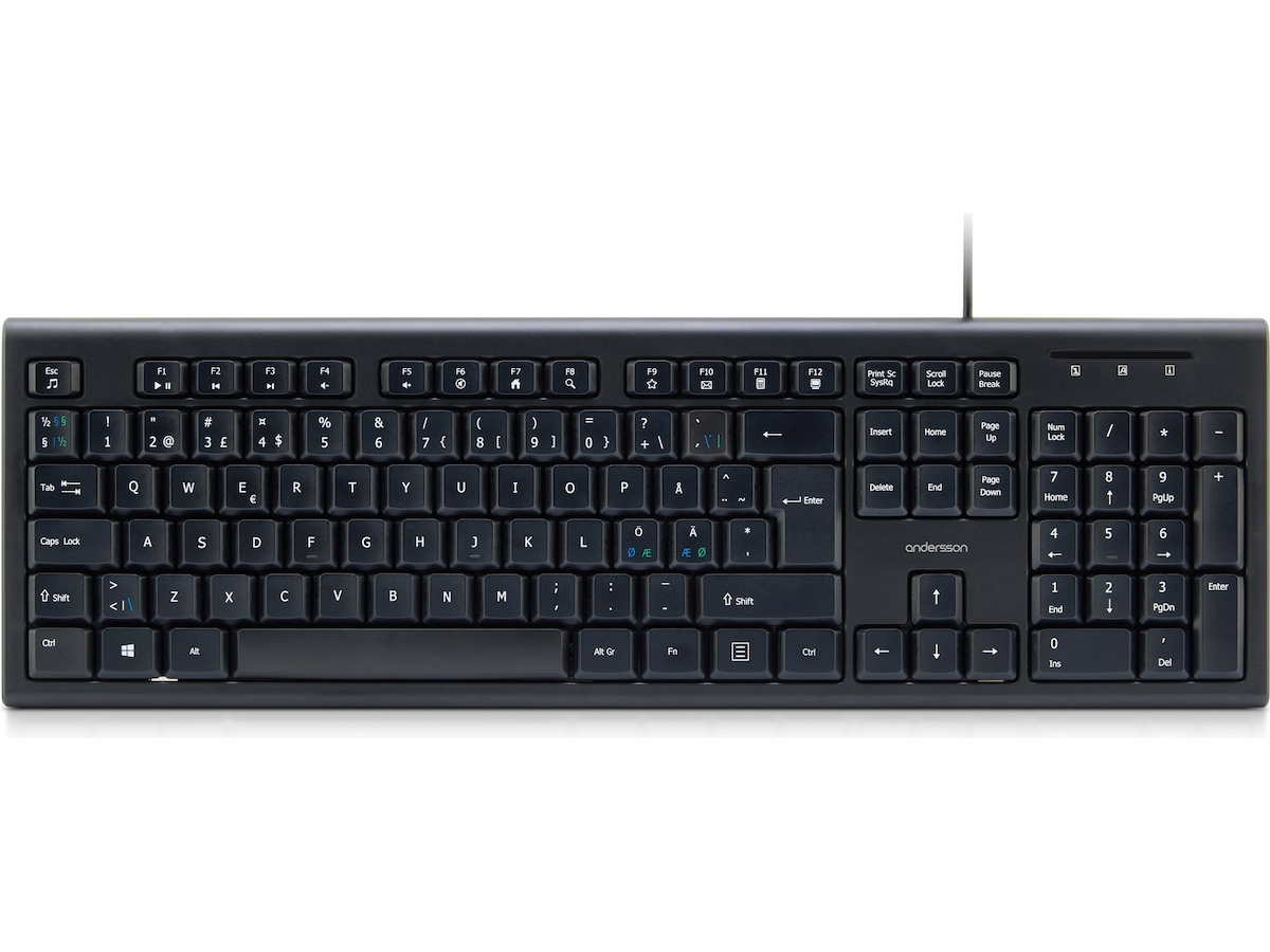 Andersson KDW 1.0 tastatur kablet Tastatur