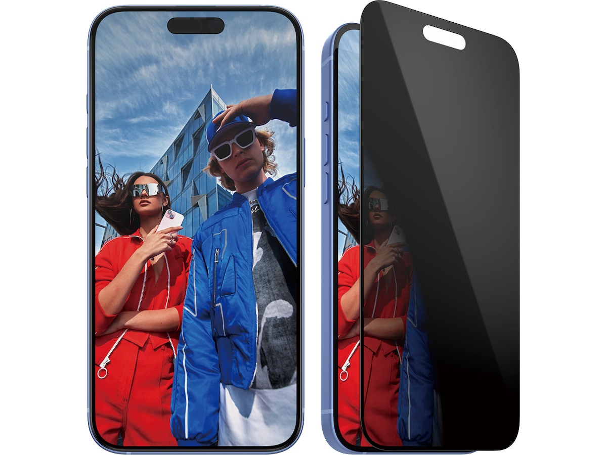 PanzerGlass iPhone 16 Plus | 15 Plus Privacy Skjermbeskytter Skjermbeskytter