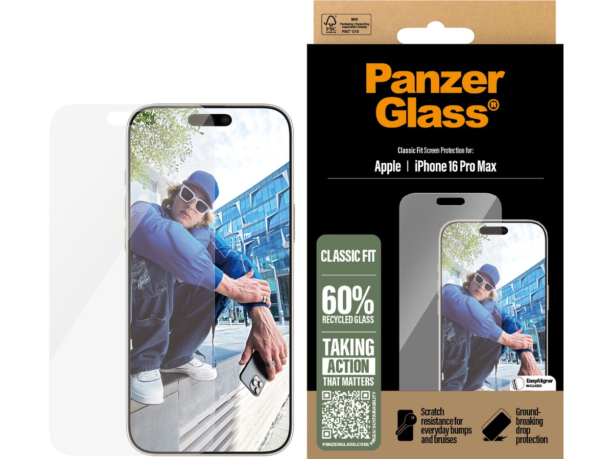 PanzerGlass iPhone 16 Pro Max skjermbeskytter Skjermbeskytter