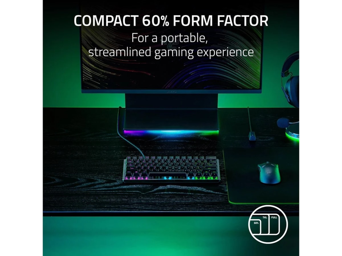 Razer Huntsman V3 Pro Mini gamingtastatur (sort) Gamingtastatur
