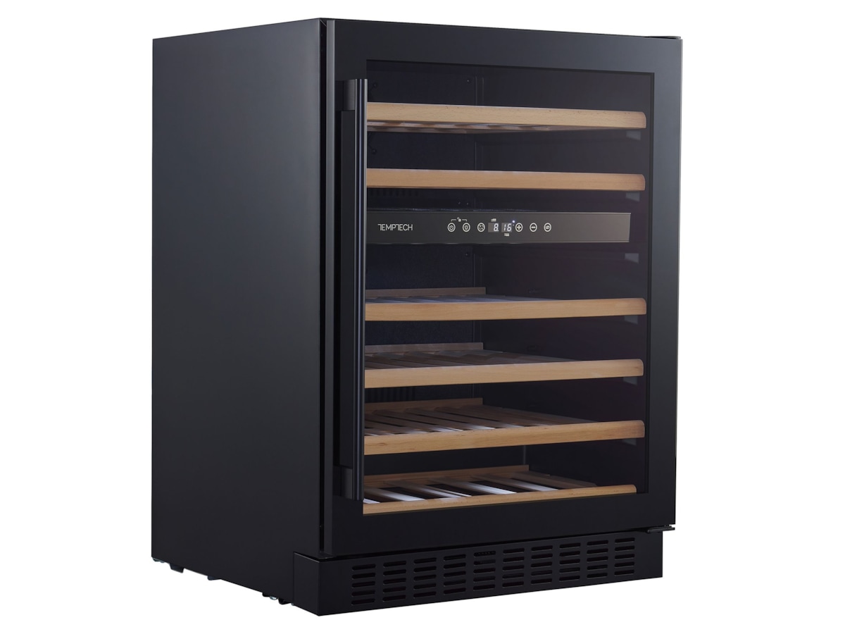 Temptech Classique CLX60DB vinskap (46 flasker) Frittstående vinskap