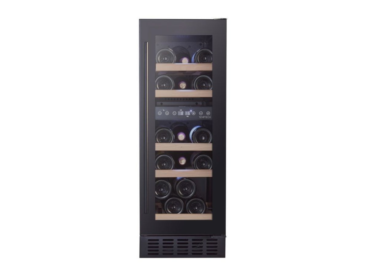 Temptech Classique CLX30DB vinskap (16 flasker) Frittstående vinskap