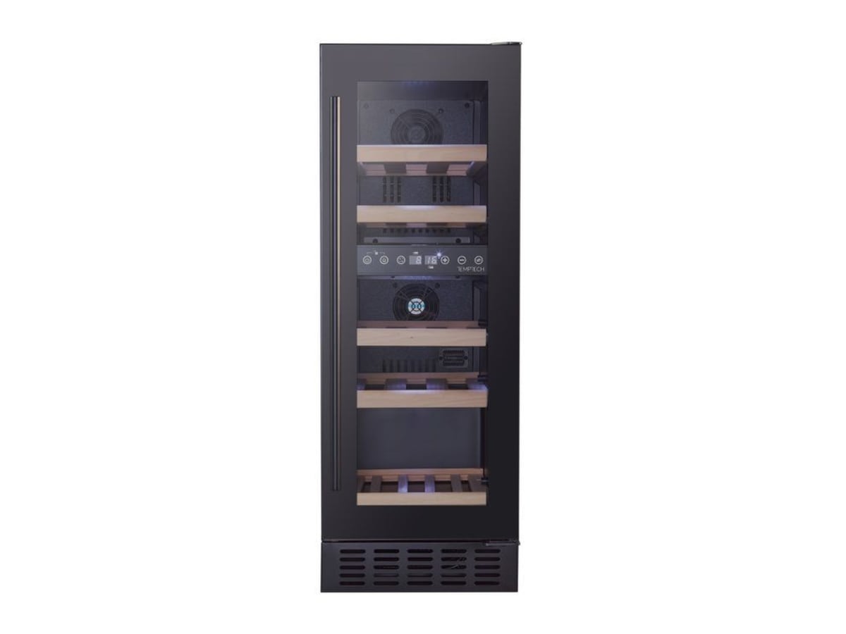 Temptech Classique CLX30DB vinskap (16 flasker) Frittstående vinskap