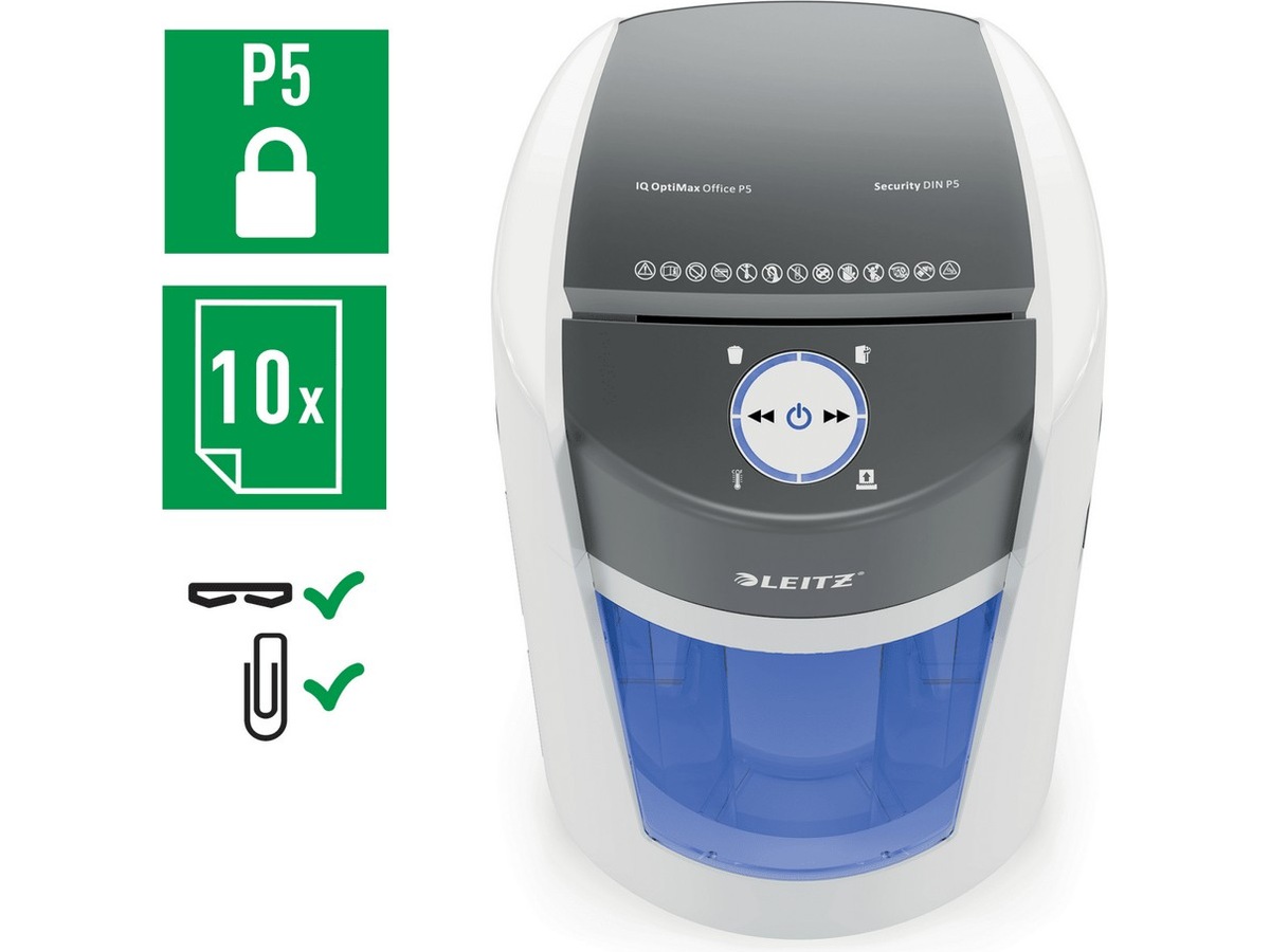 Leitz IQ OptiMax Office 550 Mikrokutt P5 Makuleringsmaskiner