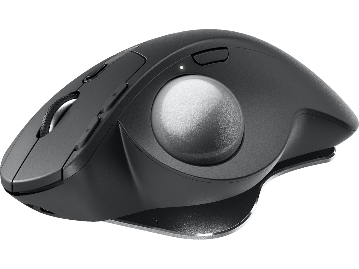 Logitech MX Ergo S Advanced Trådløsmus Trackball (graphite) Ergonomi