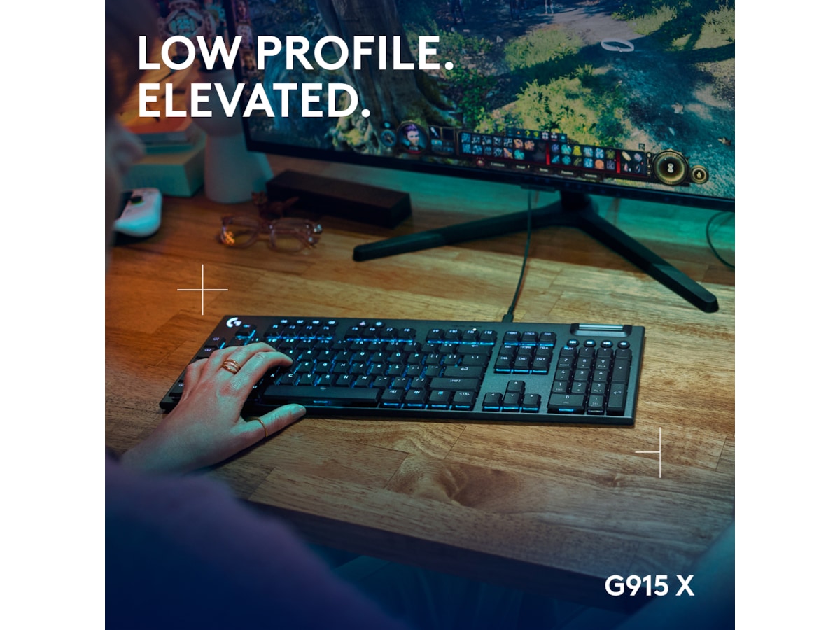Logitech G915 X Gamingtastatur (sort) Gamingtastatur
