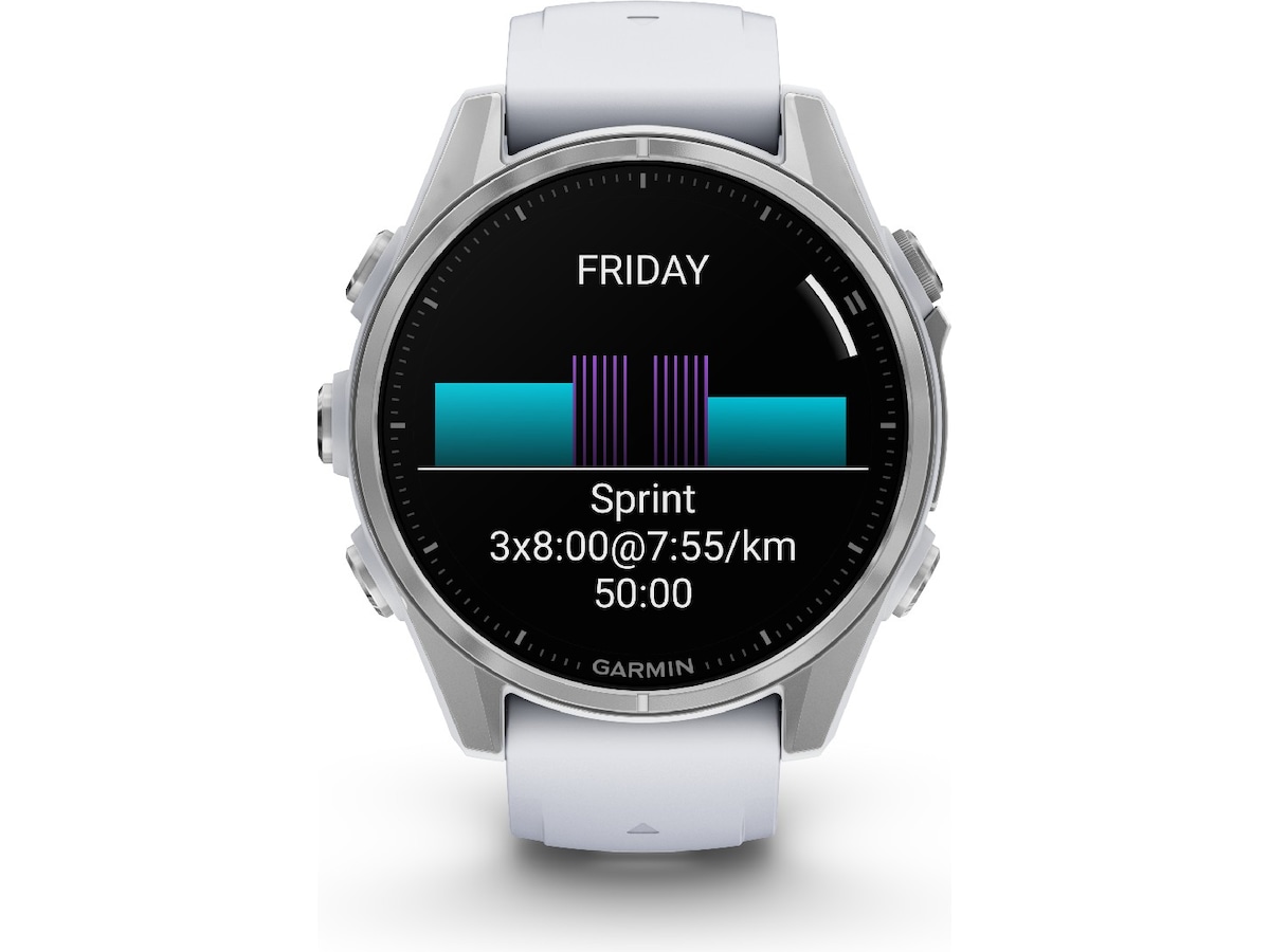 Garmin fenix 8 AMOLED 43mm GPS (stainless steel/whitestone) Smartklokker