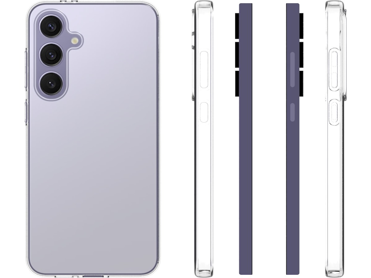 iiglo Galaxy S24 FE Silikondeksel (gjennomsiktig) Mobildeksel