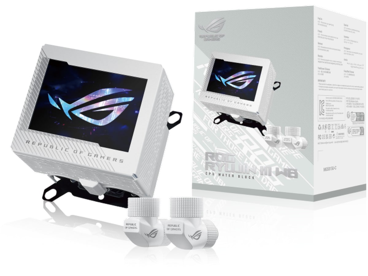 Asus ROG Ryujin III WB (hvit) Tilbehør