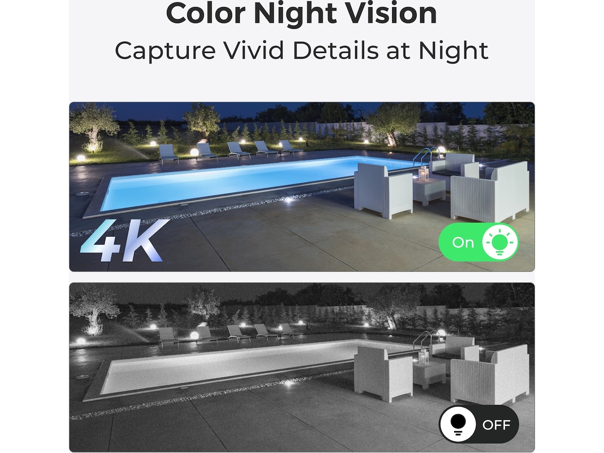 Reolink W430 Smart 4K Utendørs overvåkningskamera Overvåkningskameraer