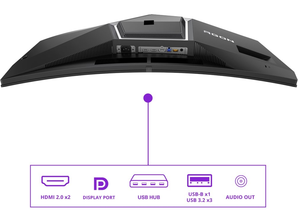 AOC 34" gamingskjerm Agon Pro AG346UCD Gamingskjermer