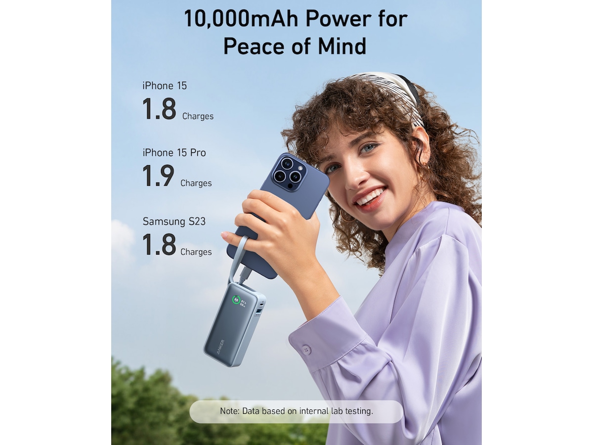 Anker 545 Nano Powerbank 10000mAh (grønn) Powerbank