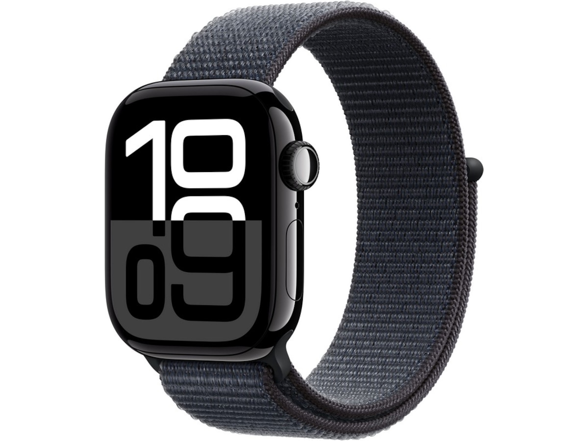 Apple Watch Series 10 GPS + LTE 42mm Aluminium (gagatsvart) Smartklokker