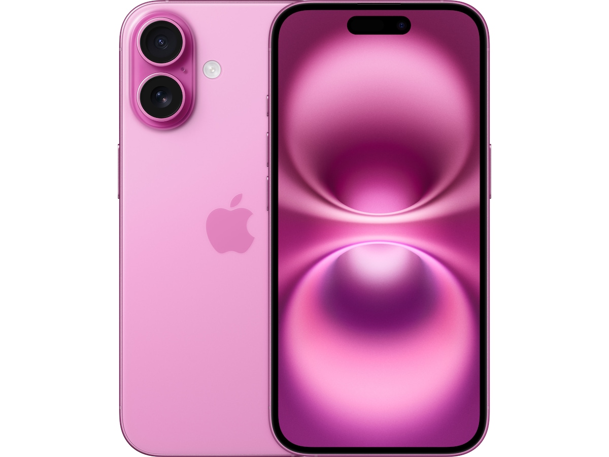 iPhone 16 128GB  (rosa) Mobiltelefoner