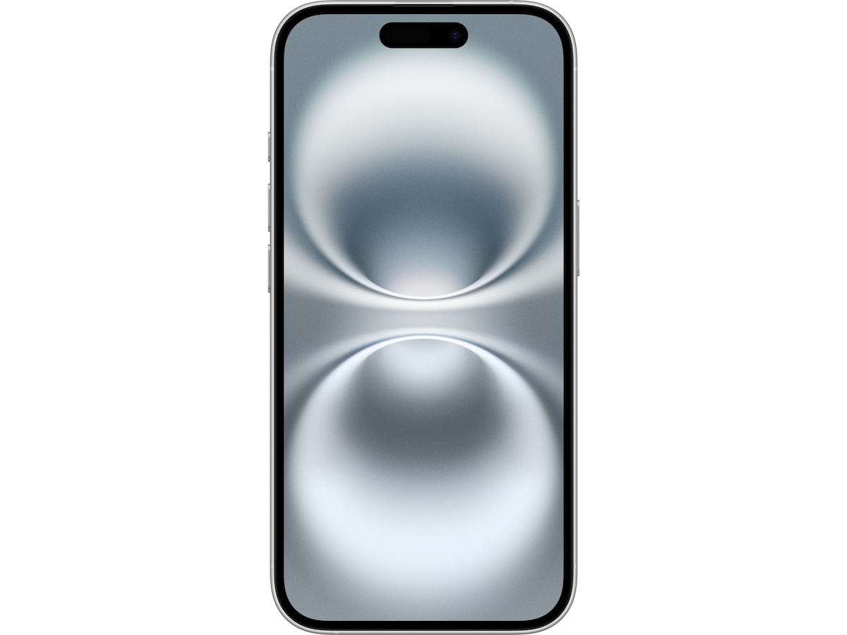 iPhone 16 128GB (hvit) Mobiltelefoner