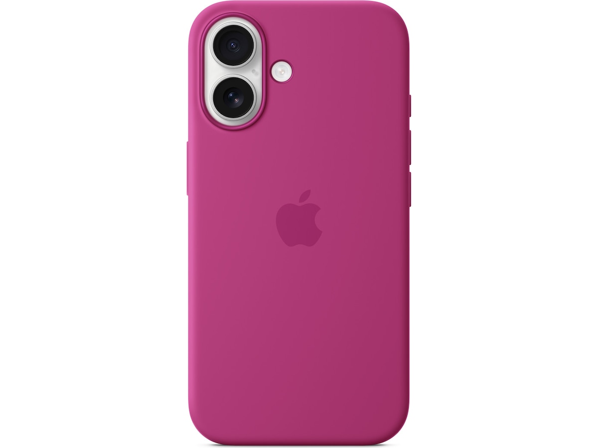 Apple iPhone 16 Silikondeksel (fuksia) Mobildeksel