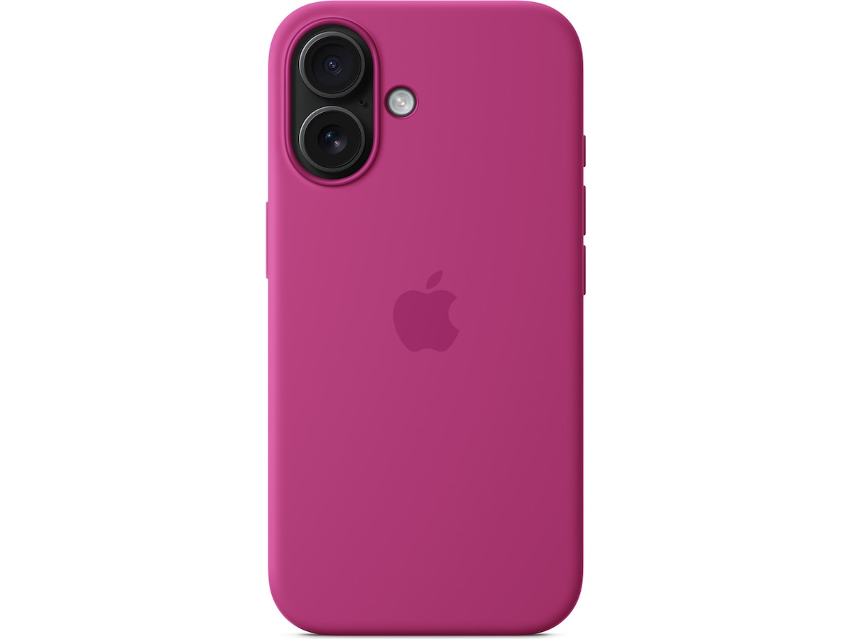 Apple iPhone 16 Silikondeksel (fuksia) Mobildeksel