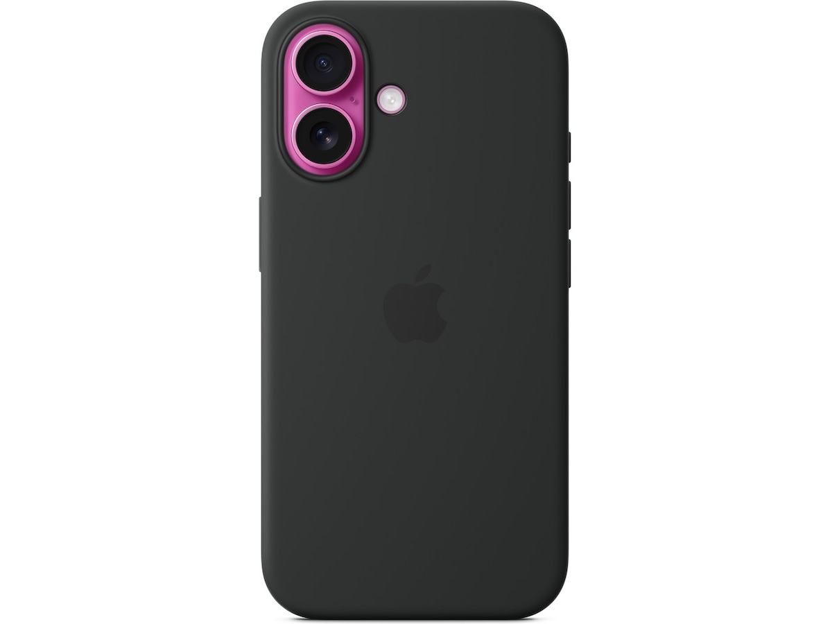 Apple iPhone 16 Silikondeksel (sort) Mobildeksel