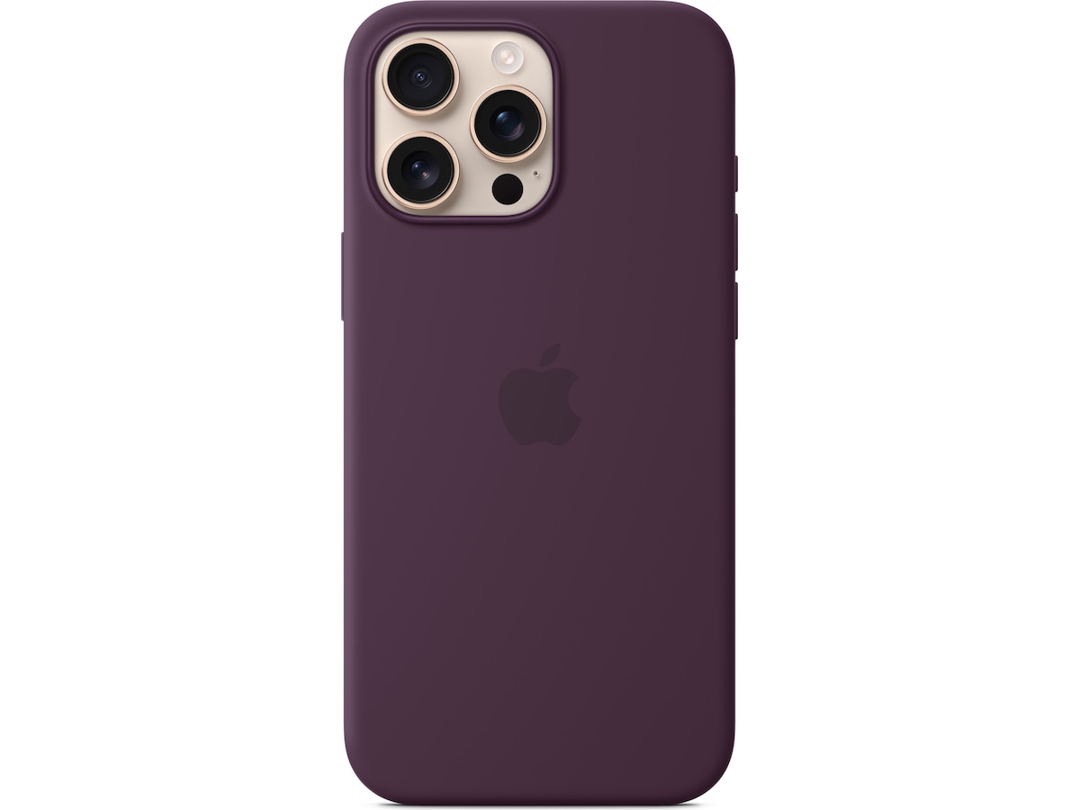 Apple iPhone 16 Pro Max Silikondeksel (plomme) Mobildeksel