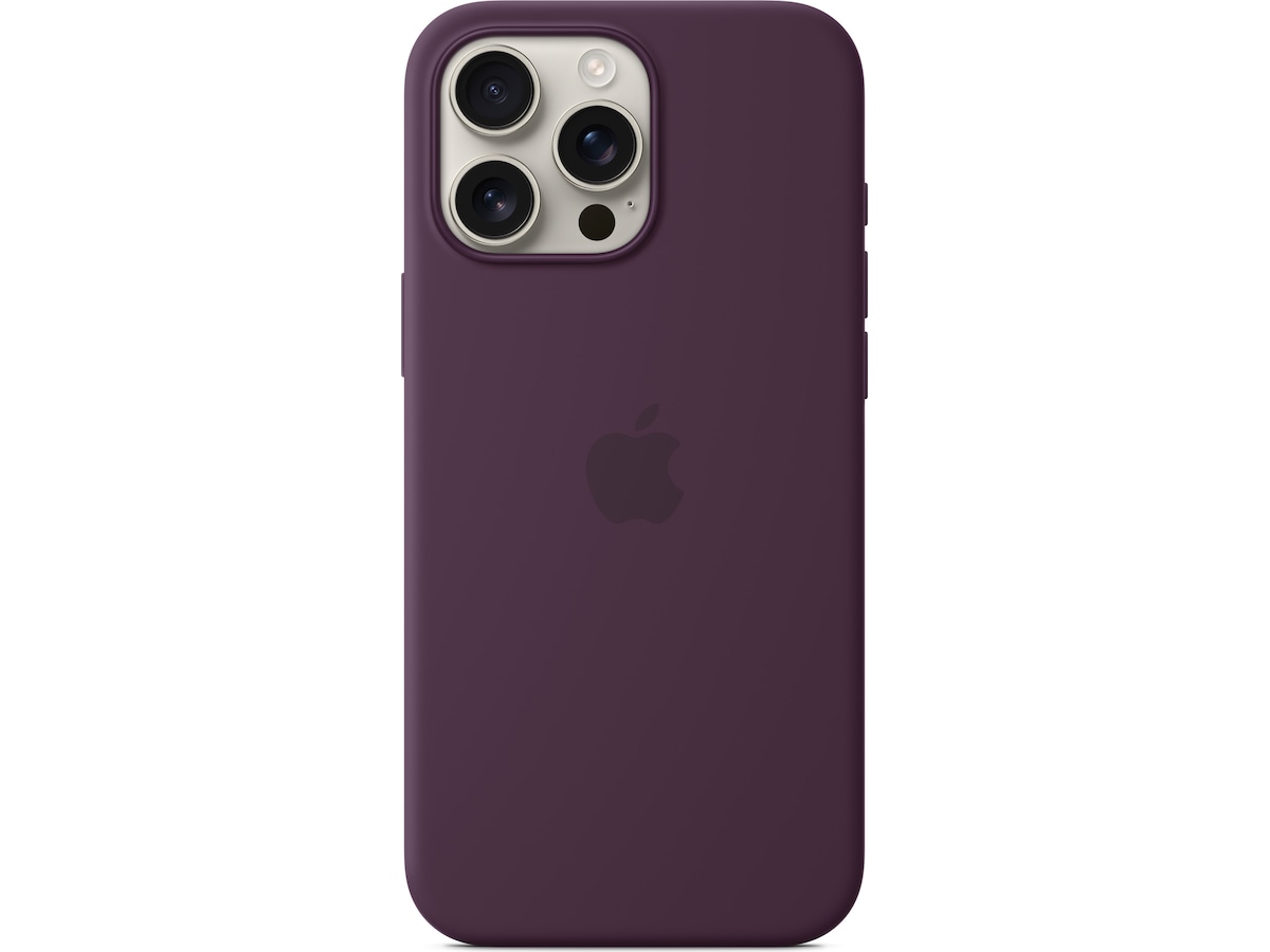 Apple iPhone 16 Pro Max Silikondeksel (plomme) Mobildeksel