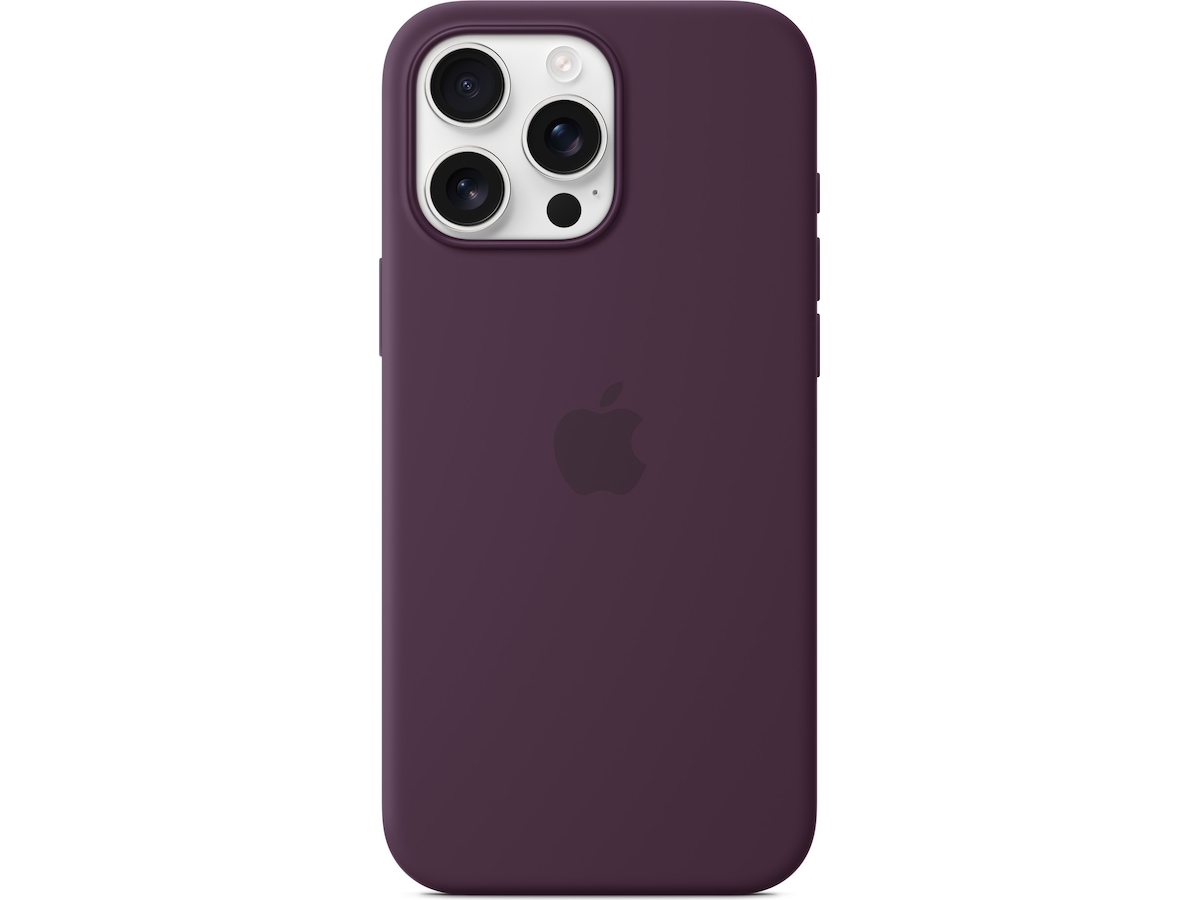 Apple iPhone 16 Pro Max Silikondeksel (plomme) Mobildeksel