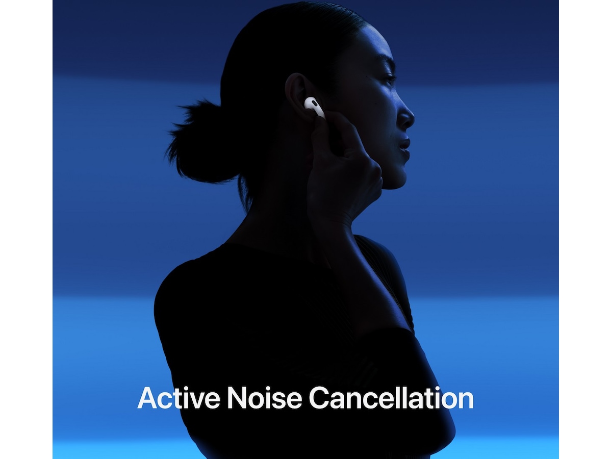 Apple AirPods 4 med Støyredusering trådløse ørepropper, In-Ear (hvit) Ørepropper