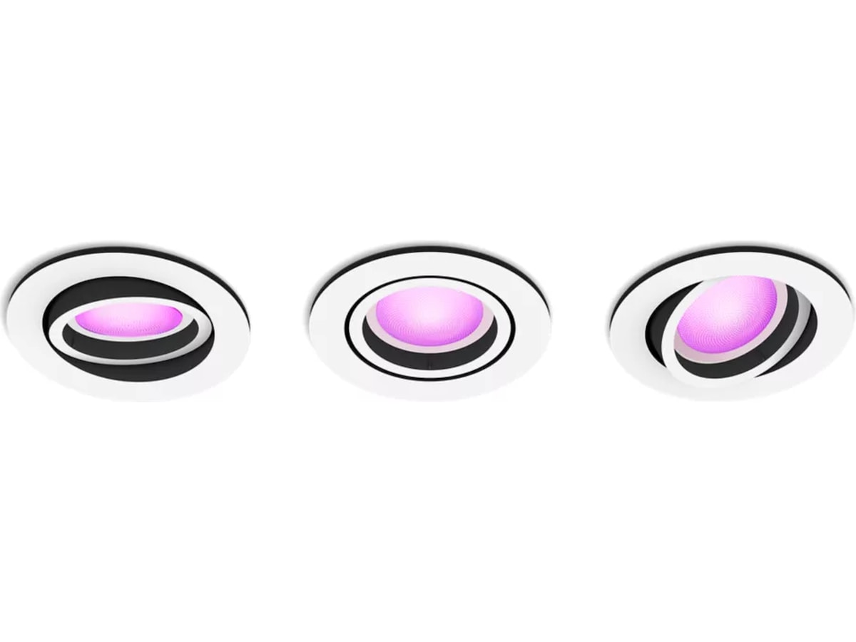Philips Hue Innfelt Centura-spotlight R trepakning (hvit) Taklampe