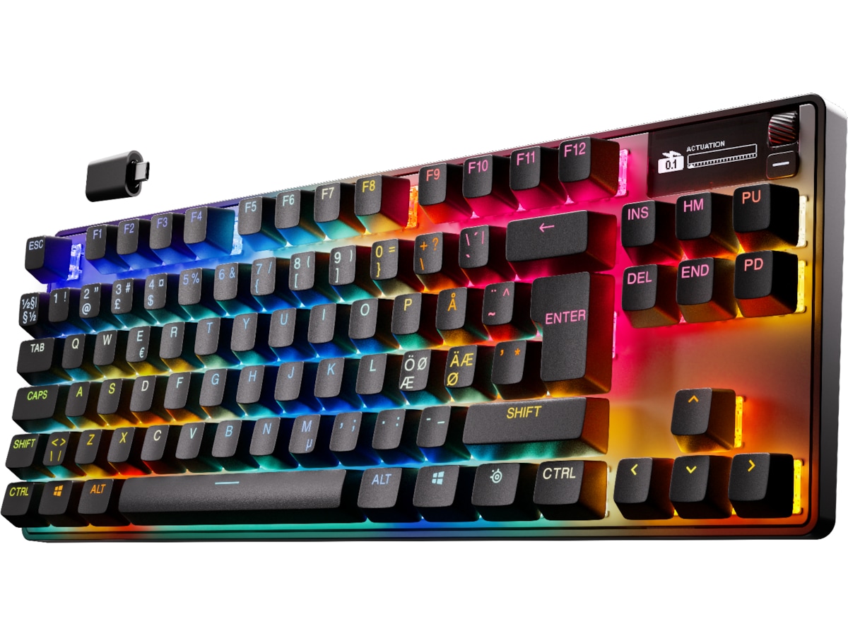 SteelSeries Apex Pro TKL Gen 3 Trådløst Gaming Tastatur Gamingtastatur