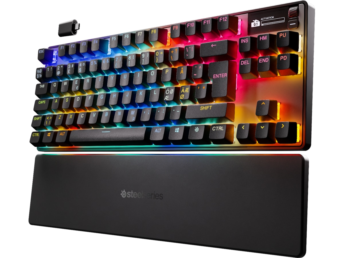 SteelSeries Apex Pro TKL Gen 3 Trådløst Gaming Tastatur Gamingtastatur
