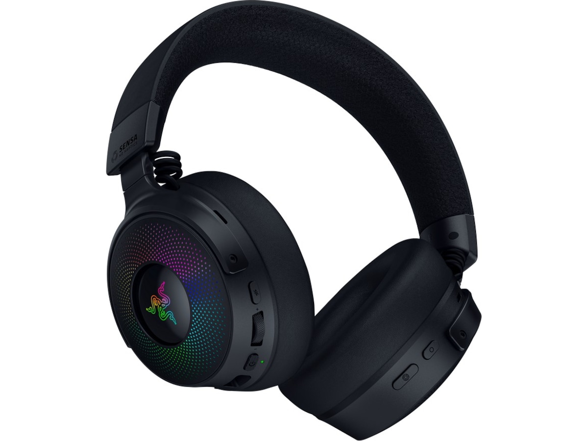 Razer Kraken V4 Pro trådløst gaming headset (sort) Gamingheadset