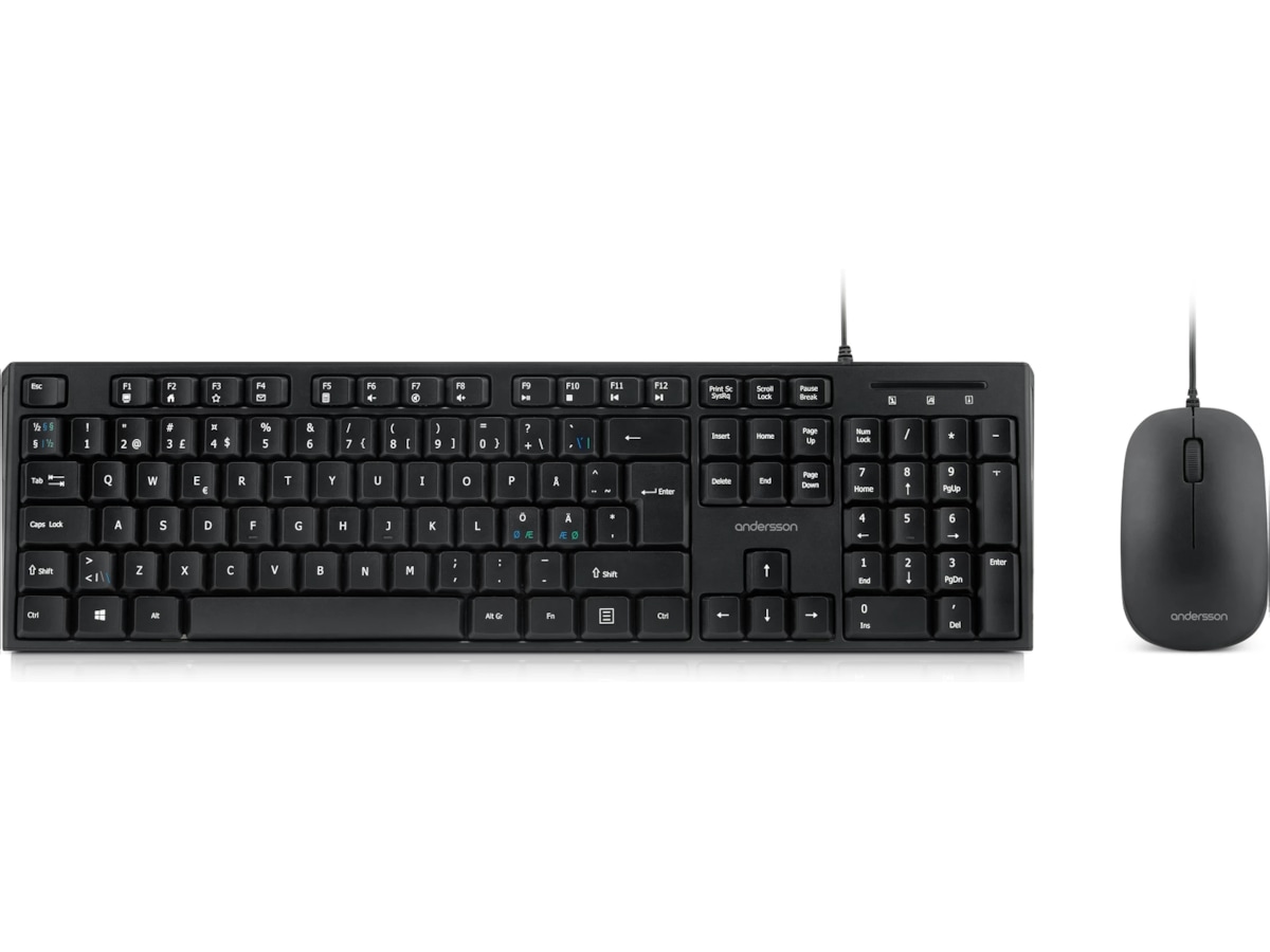 Andersson tastatur og mus Mus & tastatur -kombipakker