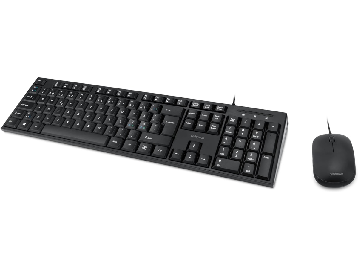 Andersson tastatur og mus Mus & tastatur -kombipakker
