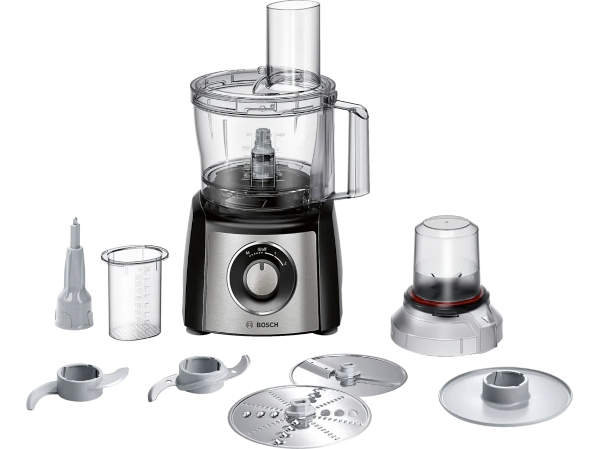 Bosch MCM3401M foodprosessor (sort) Kjøkkenmaskiner