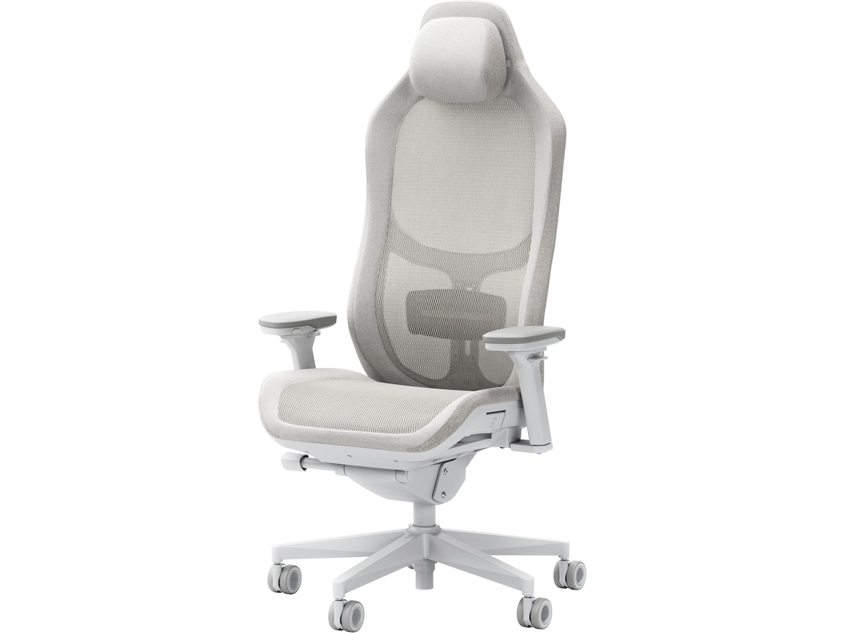 Fractal Design Refine Mesh Light gamingstol (lys grå) Gamingstoler