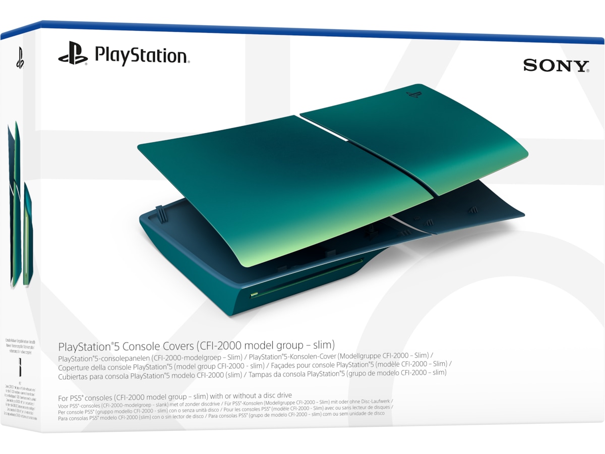 PlayStation 5 Konsolldeksel (Chroma Teal) Tilbehør til spillkonsoller