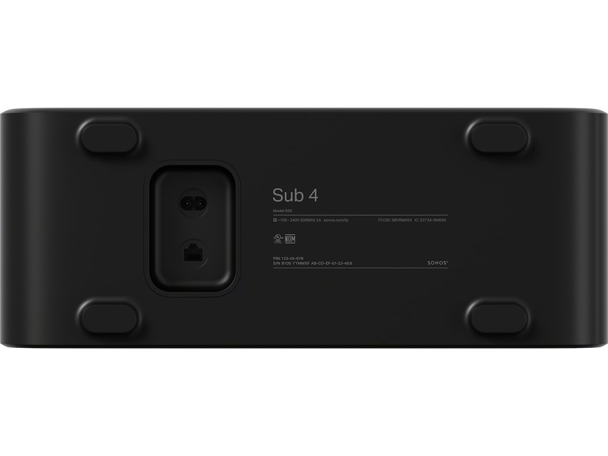 Sonos Sub 4 (sort) Subwoofere