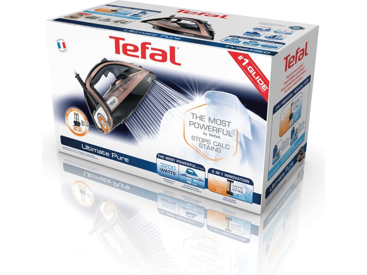 Tefal Ultimate Pure FV9845E0 strykejern Strykejern