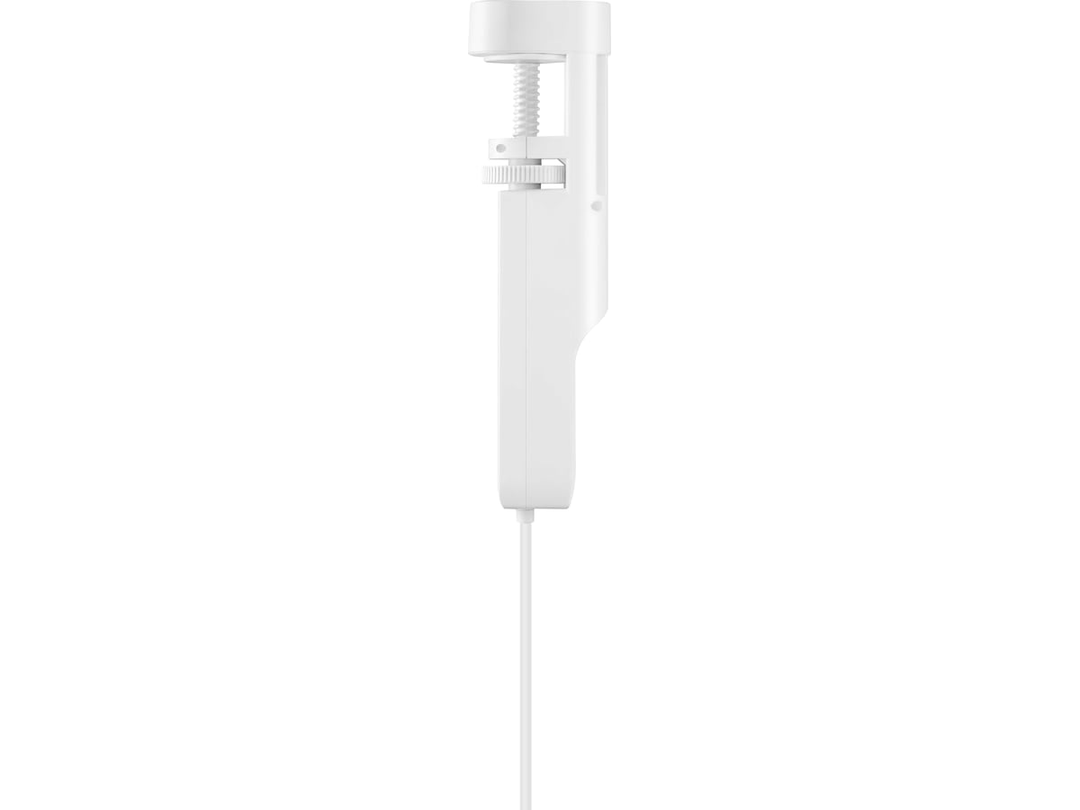 Andersson 6-i-1 strømforgrener 3x uttak og USB med skrivebordfeste (hvit) Skjøtekabel & forgrener