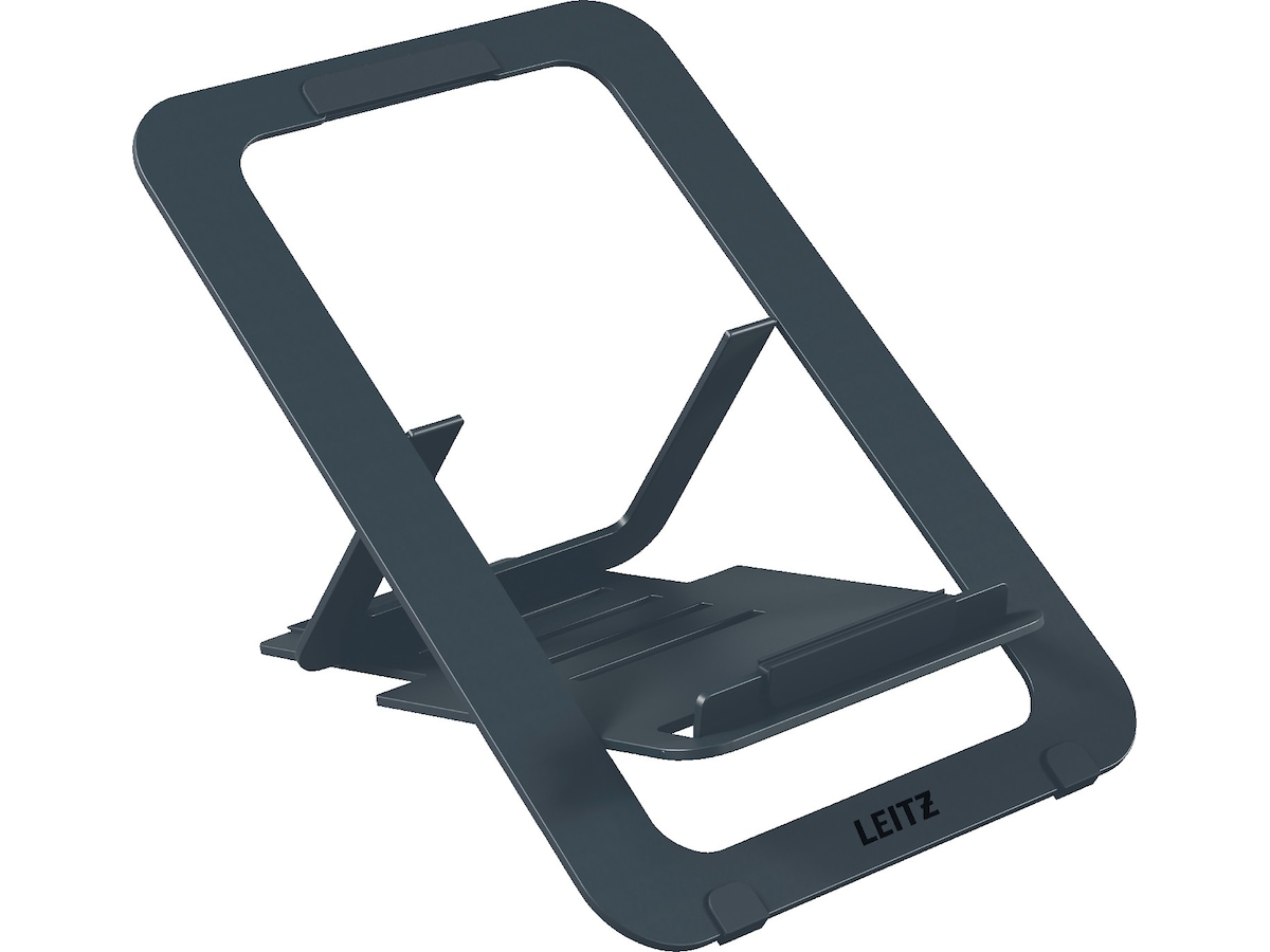 Leitz Ergo Laptopstativ, aluminium ultraflatt justerbart Laptopstand