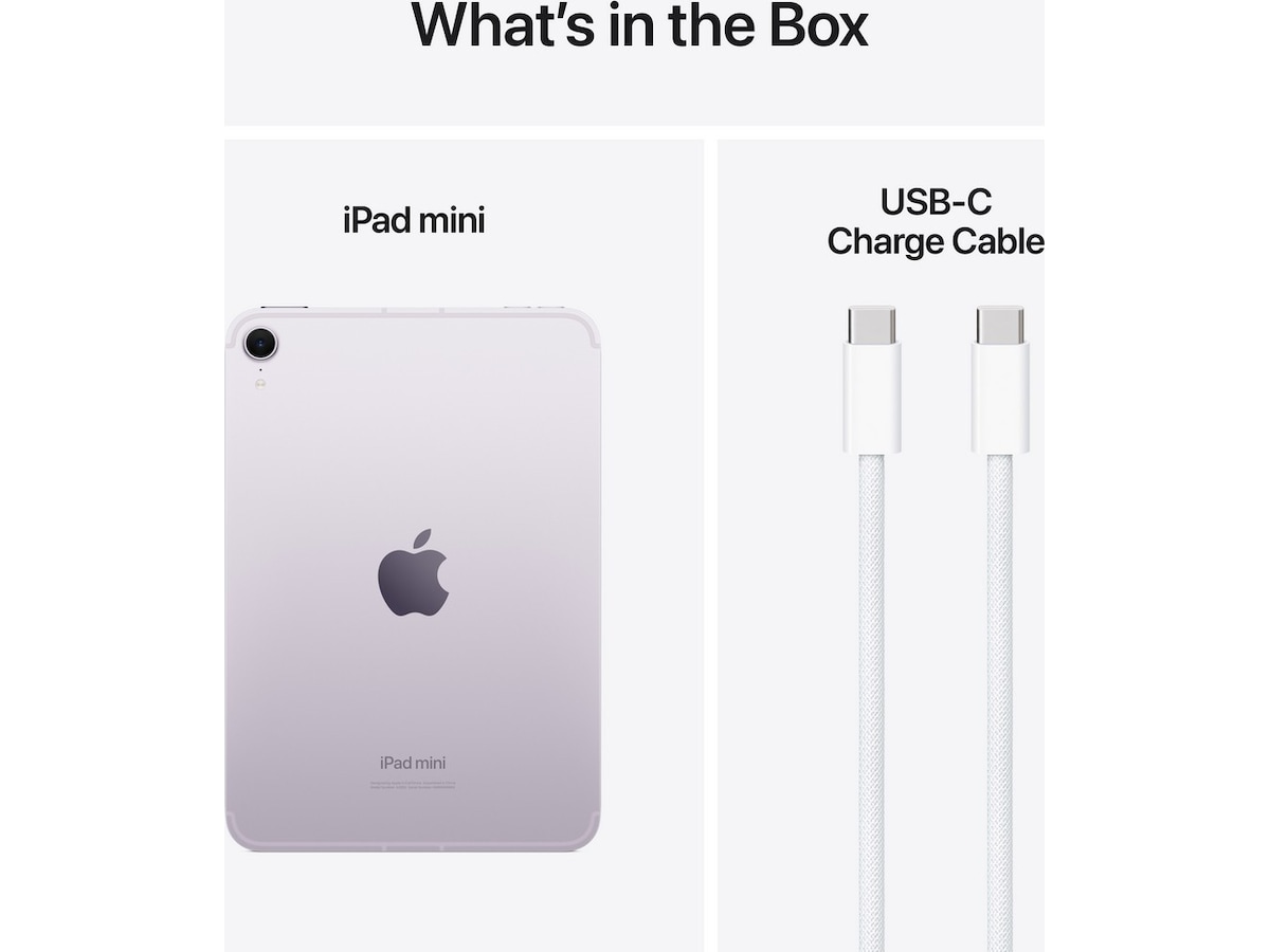 iPad mini (2024) 128GB 5G (lilla) Nettbrett / iPad
