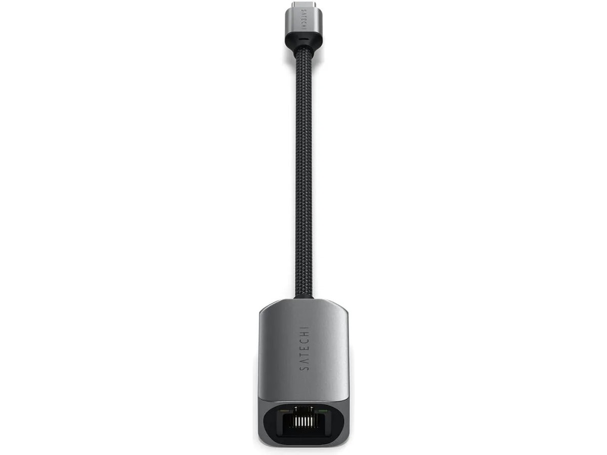Satechi USB-C til Ethernet Adapter 18cm (grå) Kabeladaptere & overganger