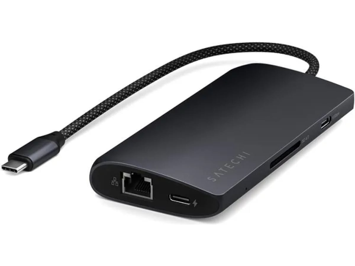 Satechi Multiport 8K Docking (midnight) Dockingstasjon & USB-HUB