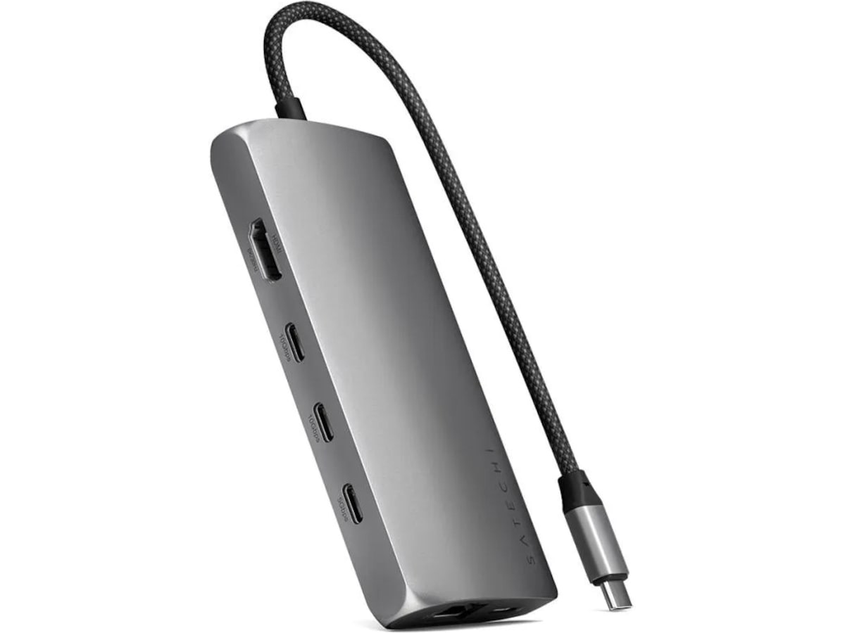Satechi Multiport 8K Docking (space gray) Dockingstasjon & USB-HUB