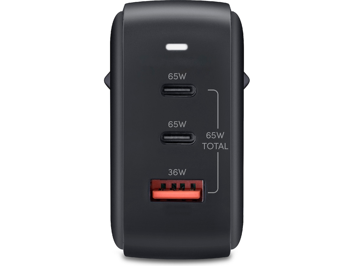 Andersson 65W Vegglader (sort) Mobilladere